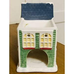 Candle Shoppe Ceramic Wax Warmer Holiday Theme 7" X 4.5" Home Fragance